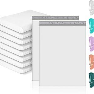 (30) 19"X24" White  Print Poly Mailers